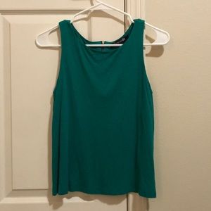✨SALE✨ 3/$10! Forever 21 Green Tank Top w/ Zipper